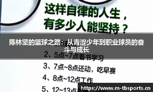陈林坚的篮球之路：从青涩少年到职业球员的奋斗与成长